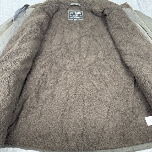 Filson Kodiak Insulated Jacket Mens XXXL 20067680 Raven Faded Black Gray Dry Wax - Picture 6 of 14